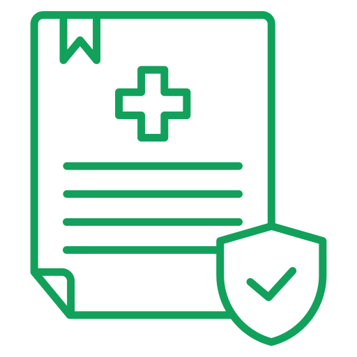 seguro médico grátis ícone seguro médico grátis ícone