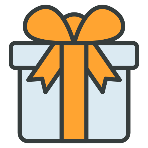 caja de regalo icono gratis