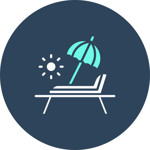 chaise longue Icône gratuit