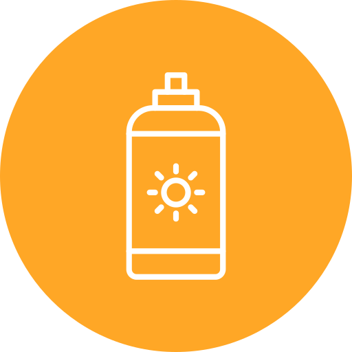 crème solaire Icône gratuit