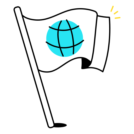 bandera del país icono gratis