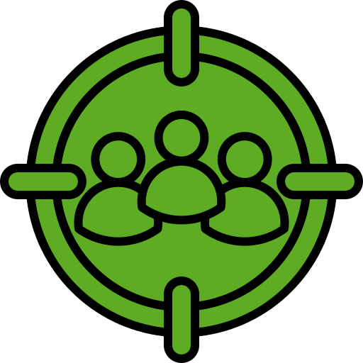 público objetivo icono gratis