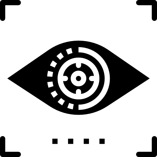 escaneo de ojos icono gratis
