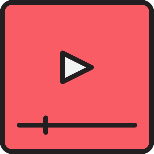 reproductor de video icono gratis