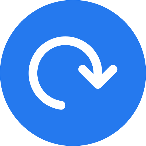 flecha circular icono gratis