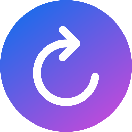 flecha circular icono gratis