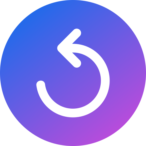 flecha circular icono gratis