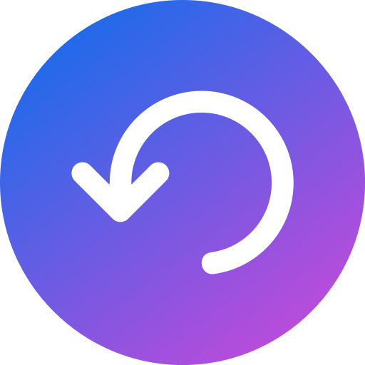 flecha circular icono gratis