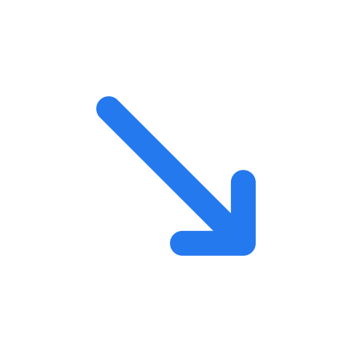 pfeil nach unten rechts kostenlos Icon pfeil nach unten rechts kostenlos Icon