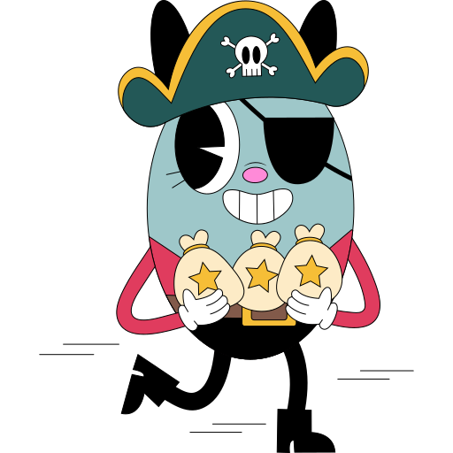 pirata gratis sticker