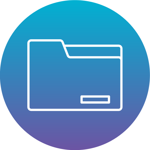 Folder Generic gradient fill icon