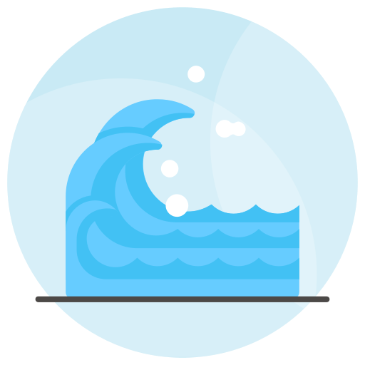 Waves free icon