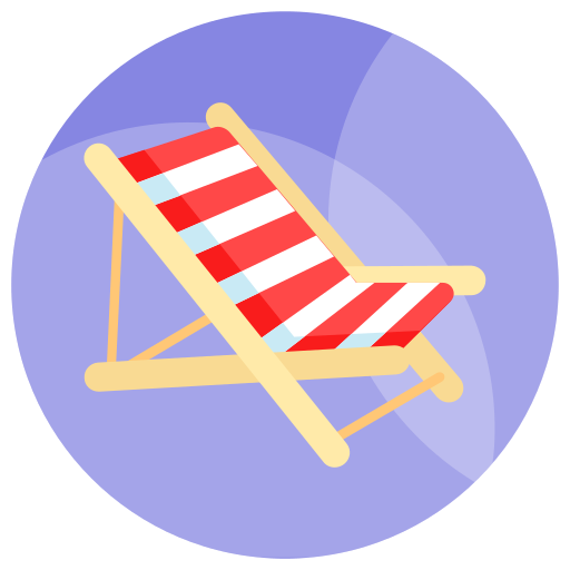 Deck chair free icon
