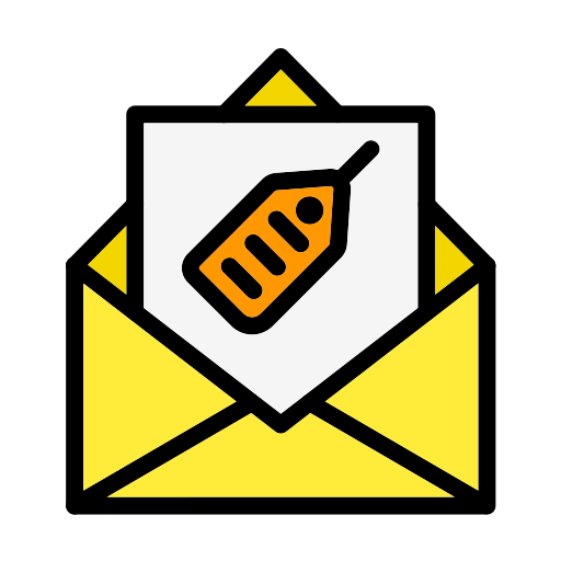 etiquetado icono gratis