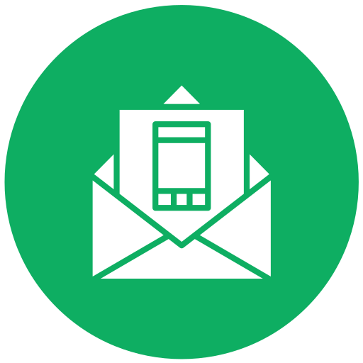 correo móvil icono gratis