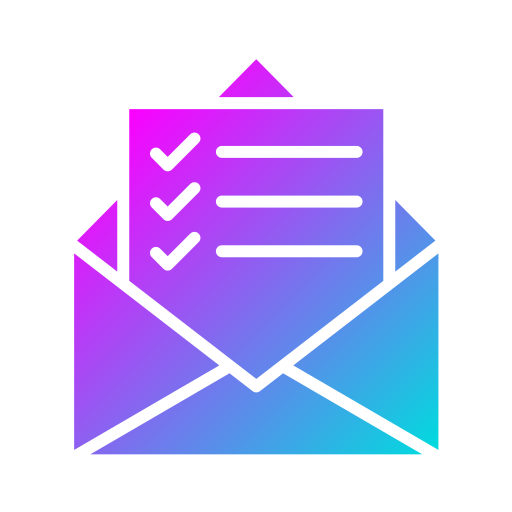 lista de correo icono gratis