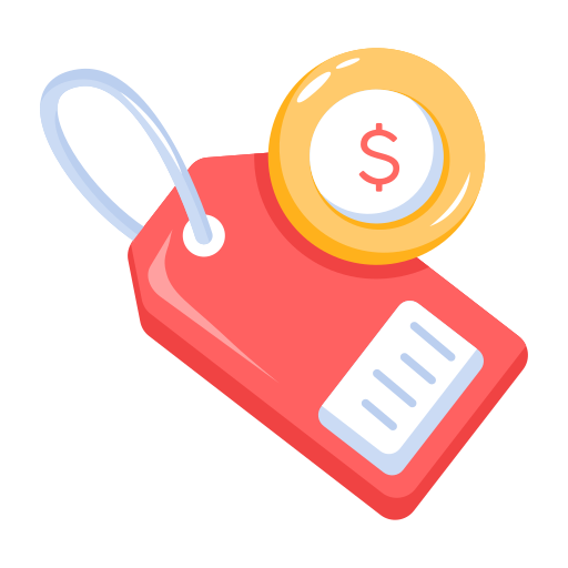 etiqueta de precio icono gratis
