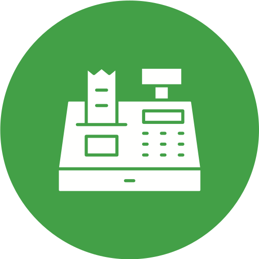 Cash register free icon