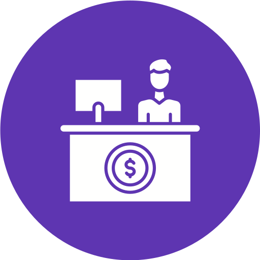 Cashier free icon
