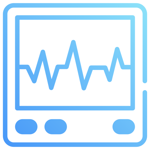 máquina de electrocardiograma icono gratis