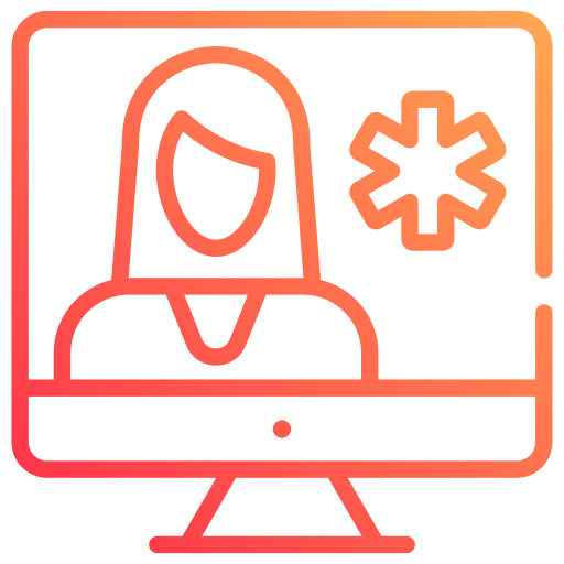 Online doctor free icon Online doctor free icon