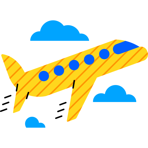 avión gratis sticker