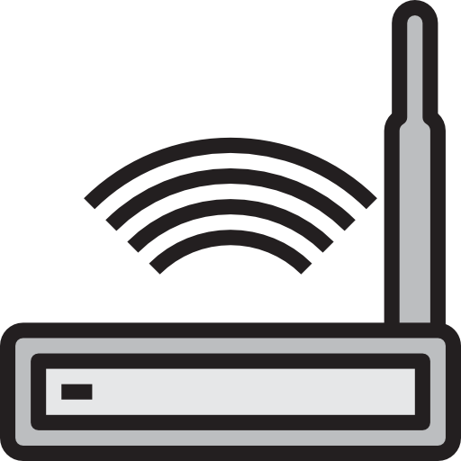 router inalámbrico icono gratis