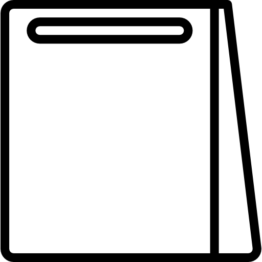 Бумажный пакет бесплатно иконка