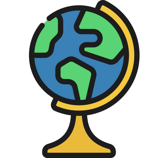 geografía icono gratis