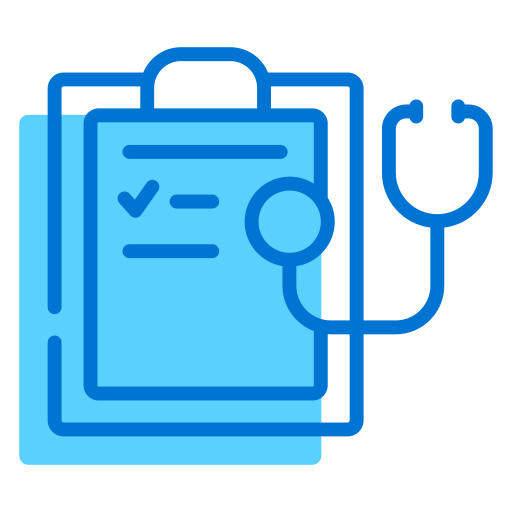 informe médico icono gratis