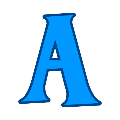 Letter a - Free education icons