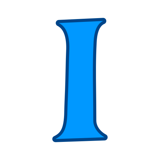 Letter i Generic color lineal-color icon