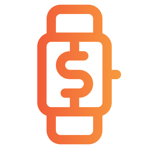 reloj de pulsera icono gratis