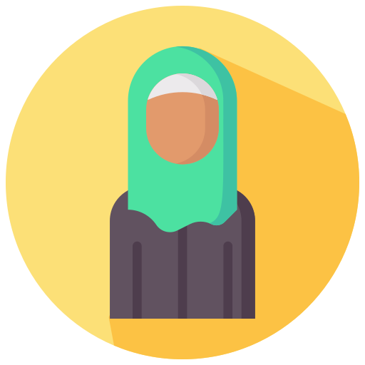 mujer árabe icono gratis