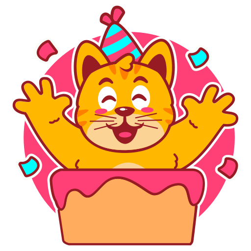 cumpleaños gratis sticker