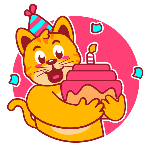 cumpleaños gratis sticker