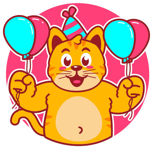 cumpleaños gratis sticker