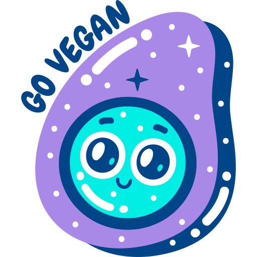 Avocado free sticker