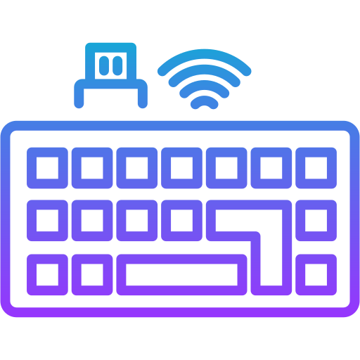 teclado inalambrico icono gratis