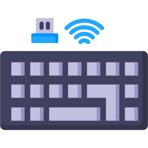 teclado inalambrico icono gratis