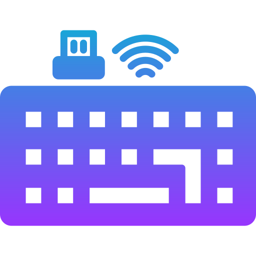 teclado inalambrico icono gratis
