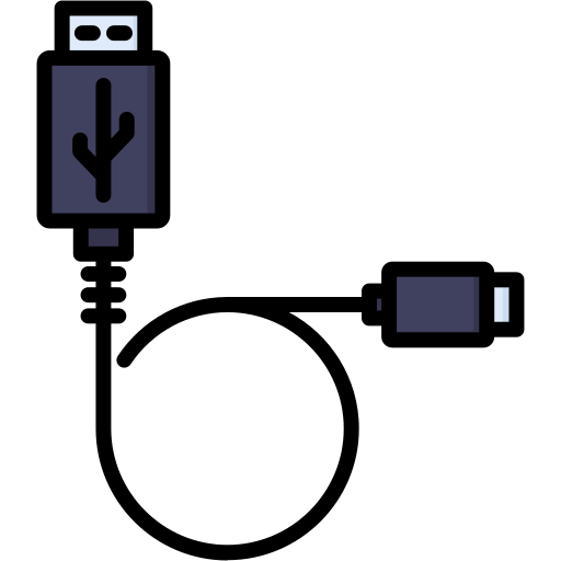 cable usb tipo c icono gratis