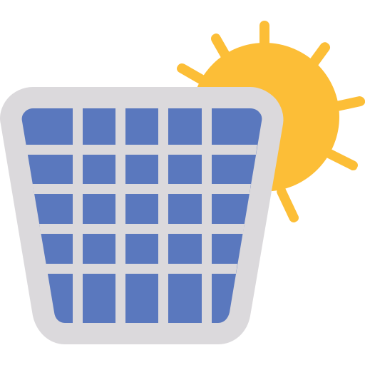 panel solar icono gratis