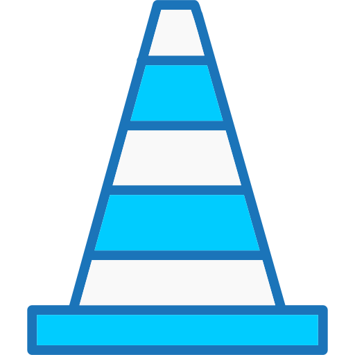 Traffic cone free icon
