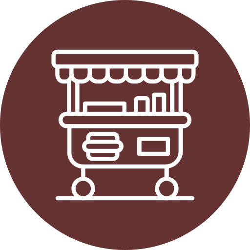 carrinho de comida grátis ícone