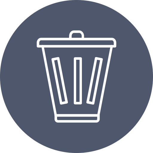 papelera de reciclaje icono gratis