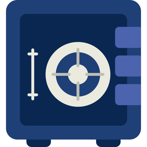 caja de seguridad icono gratis