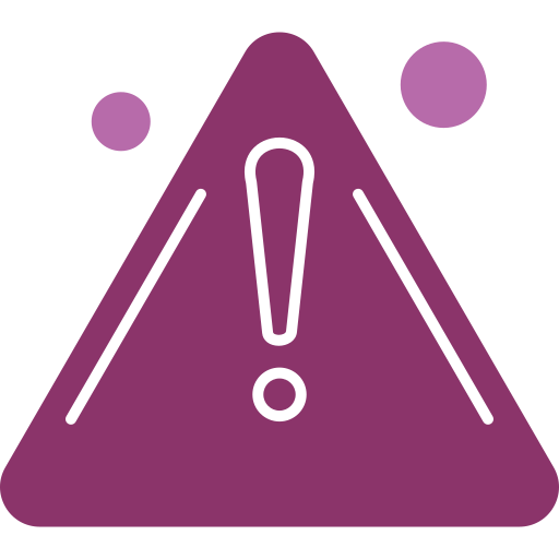 Warning free icon