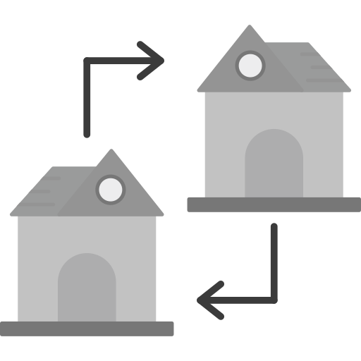 집 교환 무료 아이콘 집 교환 무료 아이콘