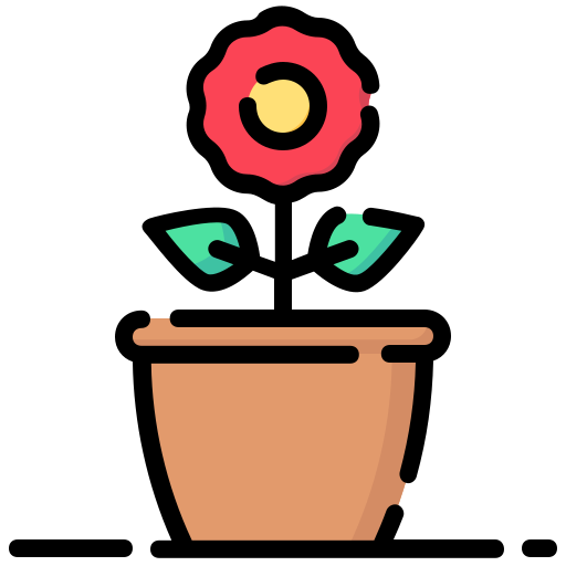 planta en maceta icono gratis